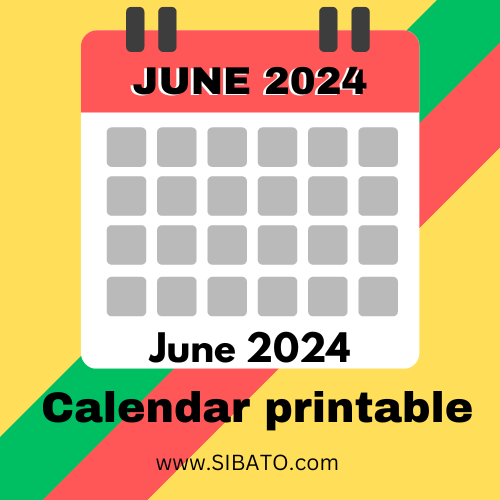 June 2024 Calendar Printable: Your Essential Tool for Organization and Planning June 2024 calendar printable