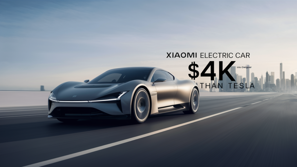 Xiaomi Unveils Electric Car $4K Cheaper Than Tesla's Model 3 Amid Intensifying Price Wars Introduction Xiaomi, a renowned name in the consumer electronics market, has officially entered the electric vehicle (EV) arena with a groundbreaking announcement. The tech giant has introduced an electric car that is $4,000 cheaper than Tesla's Model 3, signaling a new chapter in the rapidly evolving EV market. As price wars heat up, Xiaomi's move is poised to disrupt the industry, offering consumers a more affordable yet advanced alternative. This article delves into the specifics of Xiaomi's new electric car, its potential impact on the market, and the broader implications for the EV industry.