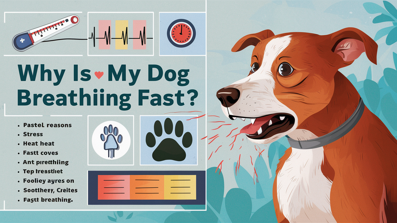 Why Is My Dog Breathing Fast? Understanding Rapid Breathing in Dogs in 2024 Introduction As a dog owner, it can be concerning to see your pet breathing rapidly. Understanding why your dog might be breathing fast is crucial for their health and your peace of mind. There are various reasons why a dog may exhibit rapid breathing, ranging from normal physiological responses to more serious health concerns. This article will delve into the potential causes of rapid breathing in dogs, symptoms to watch for, and when to seek veterinary care. Normal Causes of Fast Breathing Exercise and Excitement: Just like humans, dogs breathe faster after physical exertion or during moments of excitement. If your dog has been playing, running, or is excited about something, it’s normal for them to pant or breathe rapidly. Heat and Cooling Mechanism: Dogs regulate their body temperature through panting. On hot days or after vigorous activity, they may breathe rapidly to cool down. This is their way of expelling heat and bringing cooler air into their bodies. Anxiety